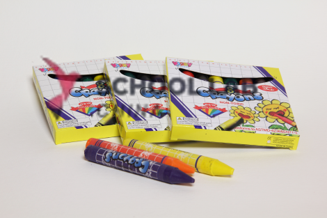 Crayon,wax,jumbo,ass. colours/BOX-8